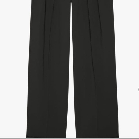 NWT/ZARA INTO THE CLASSICS COLLECTION BLACK HIGH WAISTED PLEATED PANTS SZ: S - Picture 8 of 16
